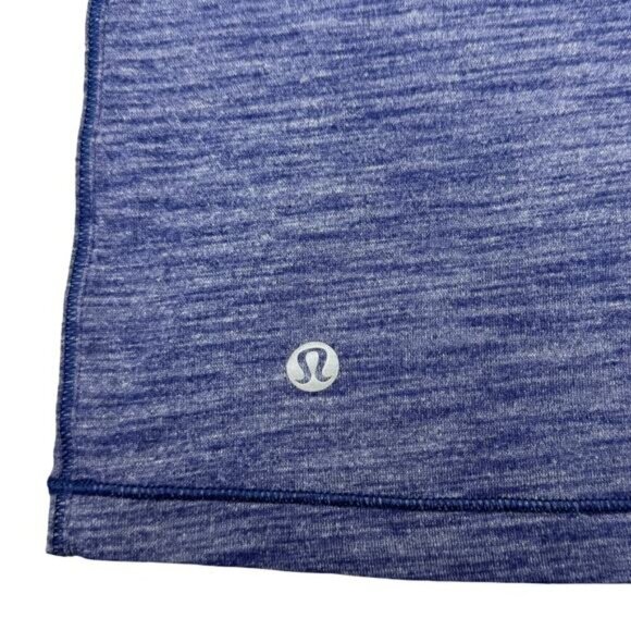 LULULEMON Cardio Squad Tank II Sz 10 Heathered Hero Blue - Picture 5 of 6